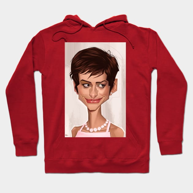 Anne Hathaway Hoodie by metmangindaan